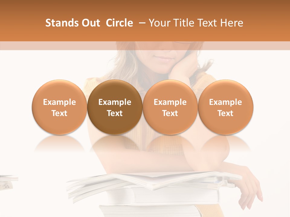 People Adorable Teenager PowerPoint Template