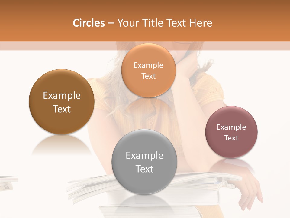 People Adorable Teenager PowerPoint Template