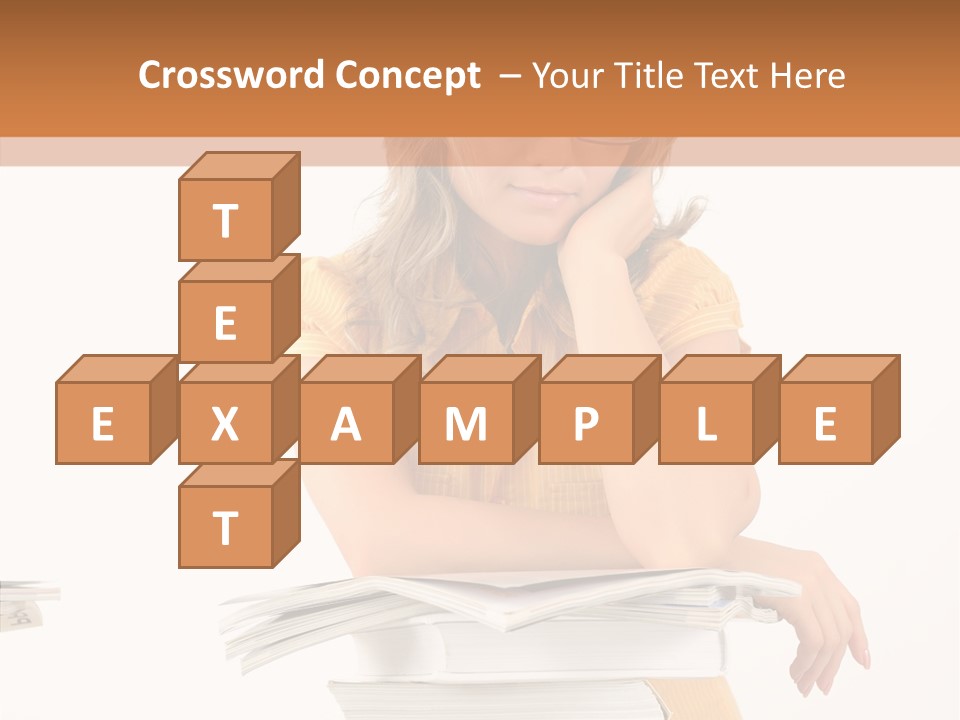 People Adorable Teenager PowerPoint Template