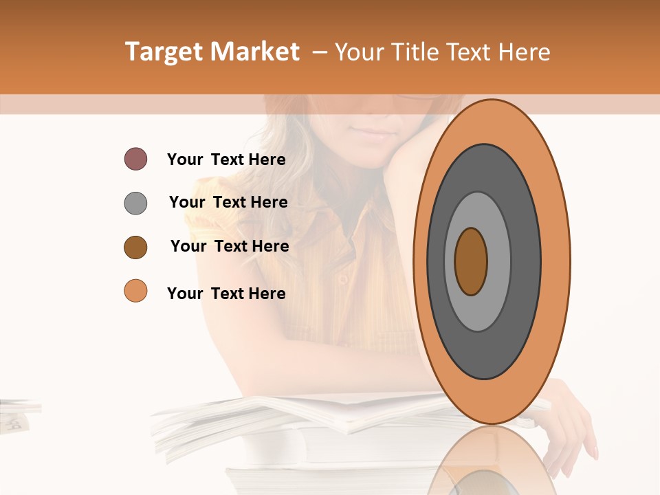 People Adorable Teenager PowerPoint Template