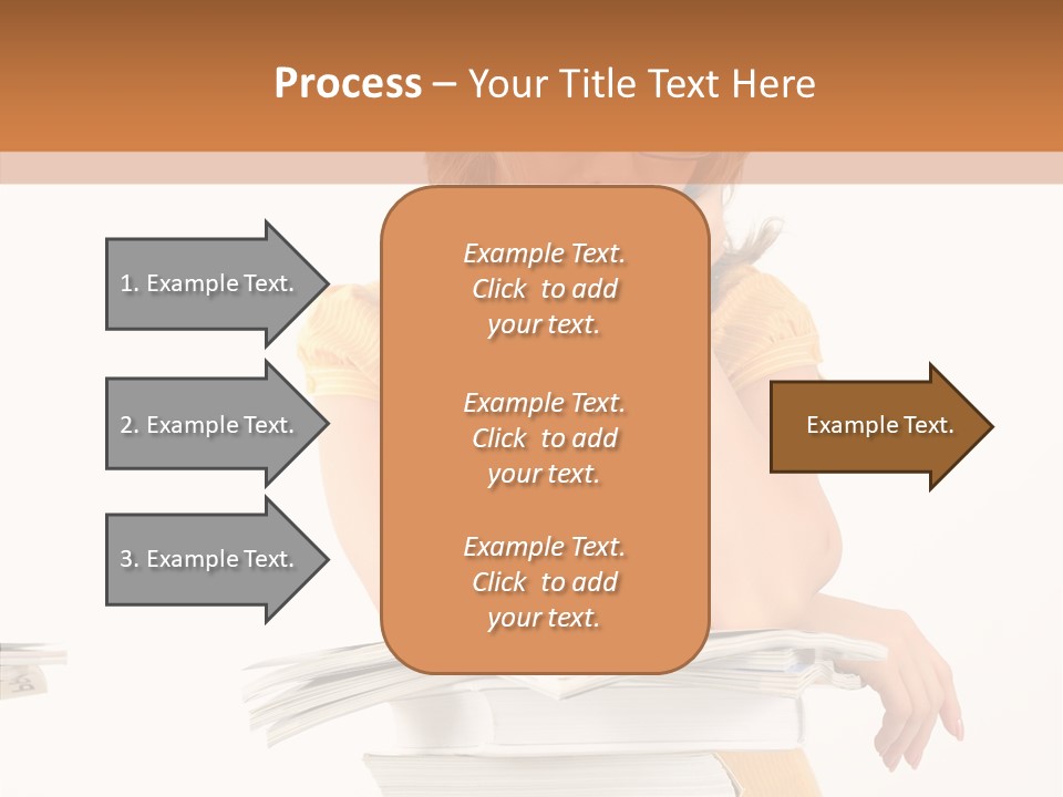 People Adorable Teenager PowerPoint Template