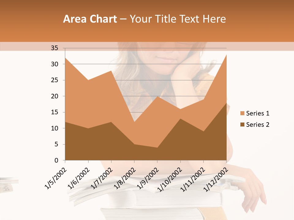 People Adorable Teenager PowerPoint Template