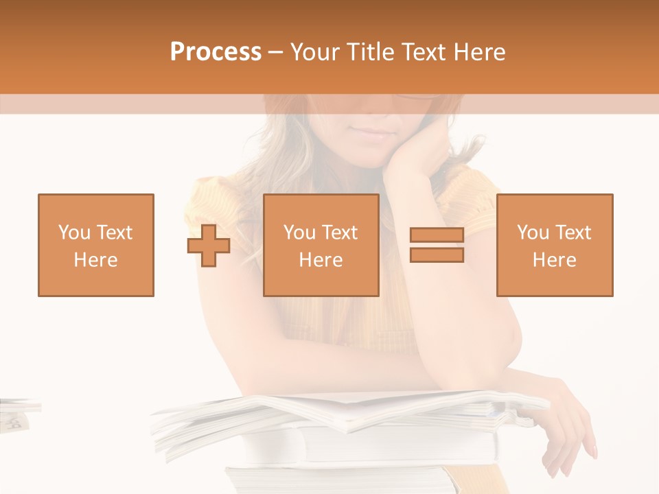 People Adorable Teenager PowerPoint Template