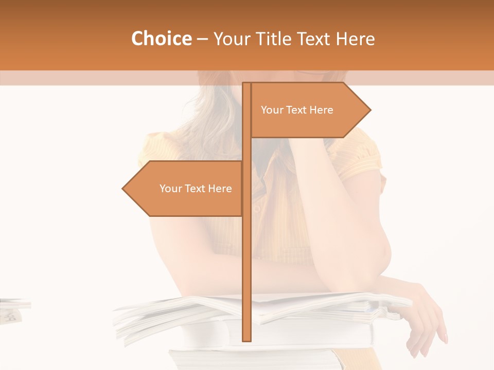 People Adorable Teenager PowerPoint Template