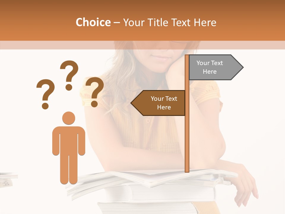 People Adorable Teenager PowerPoint Template