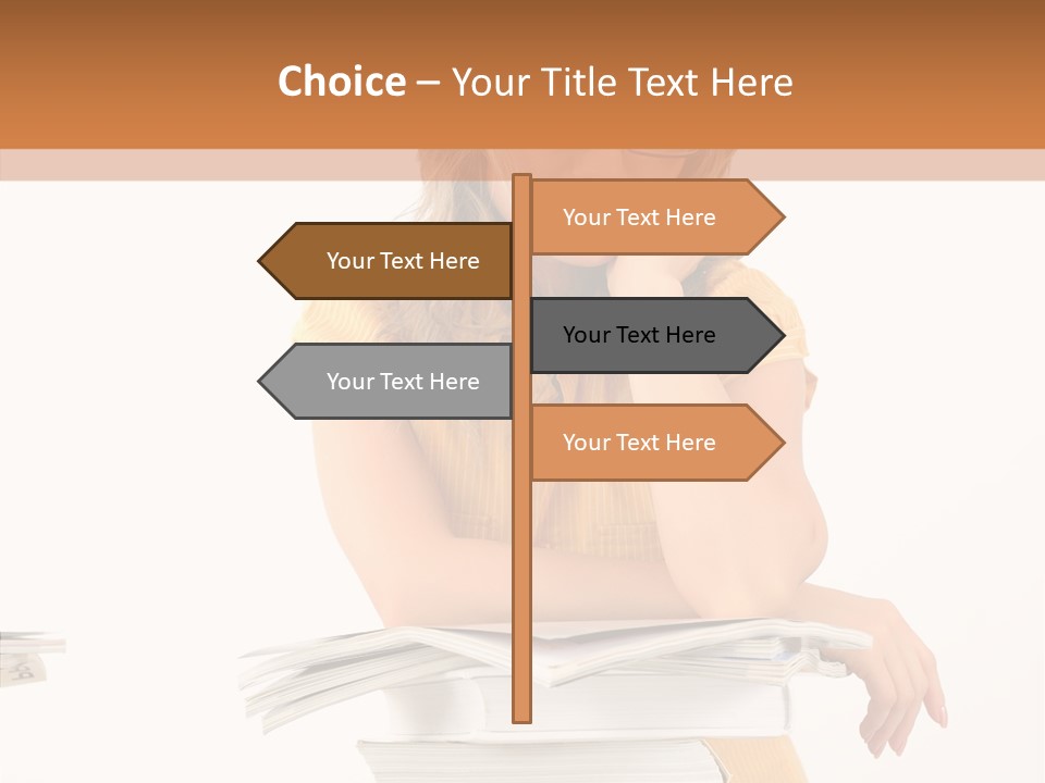 People Adorable Teenager PowerPoint Template