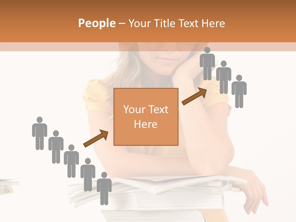 People Adorable Teenager PowerPoint Template