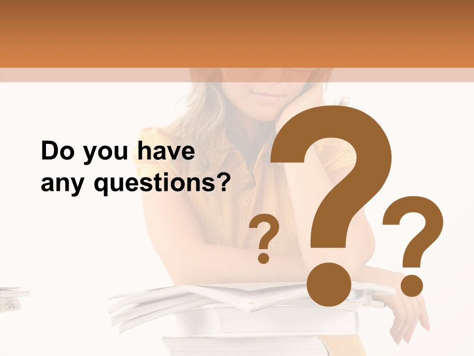 People Adorable Teenager PowerPoint Template