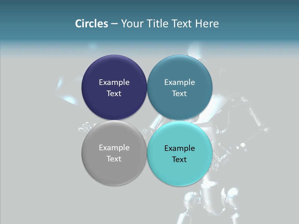 Character Shiny Computer Generated PowerPoint Template