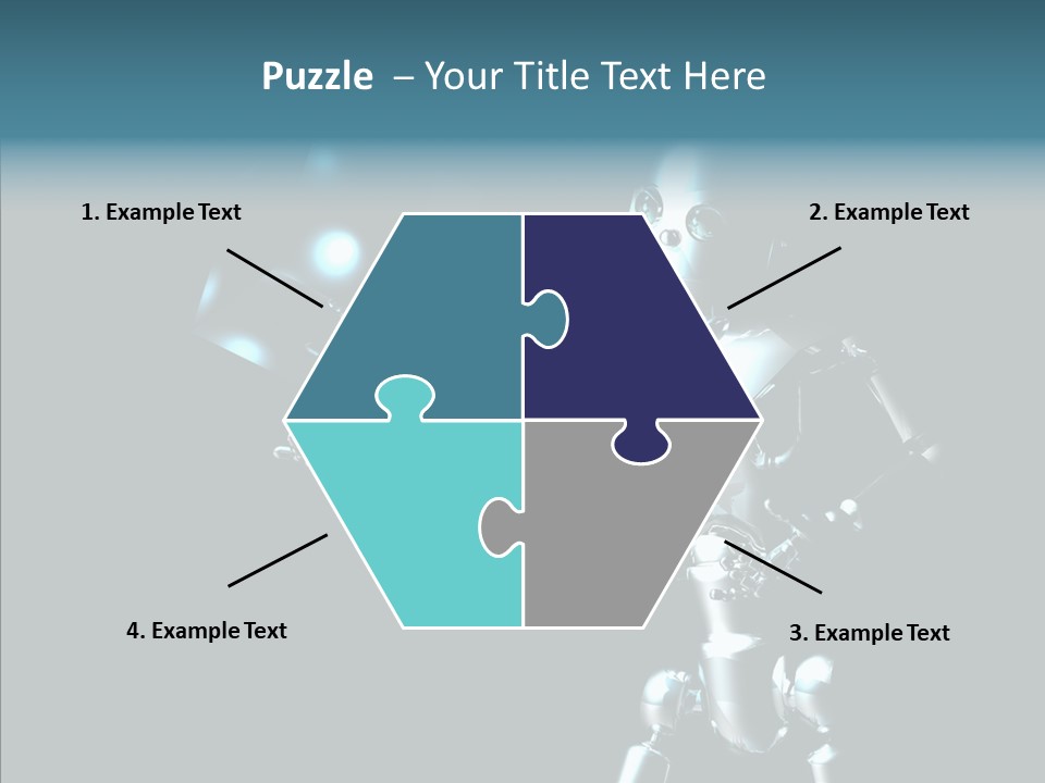 Character Shiny Computer Generated PowerPoint Template