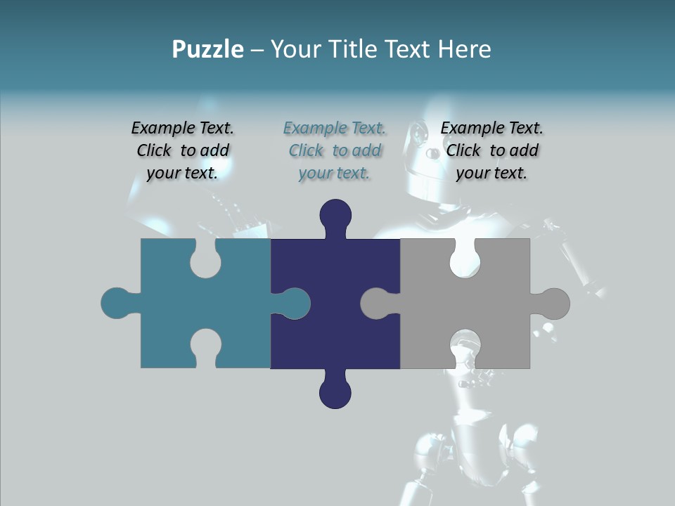 Character Shiny Computer Generated PowerPoint Template