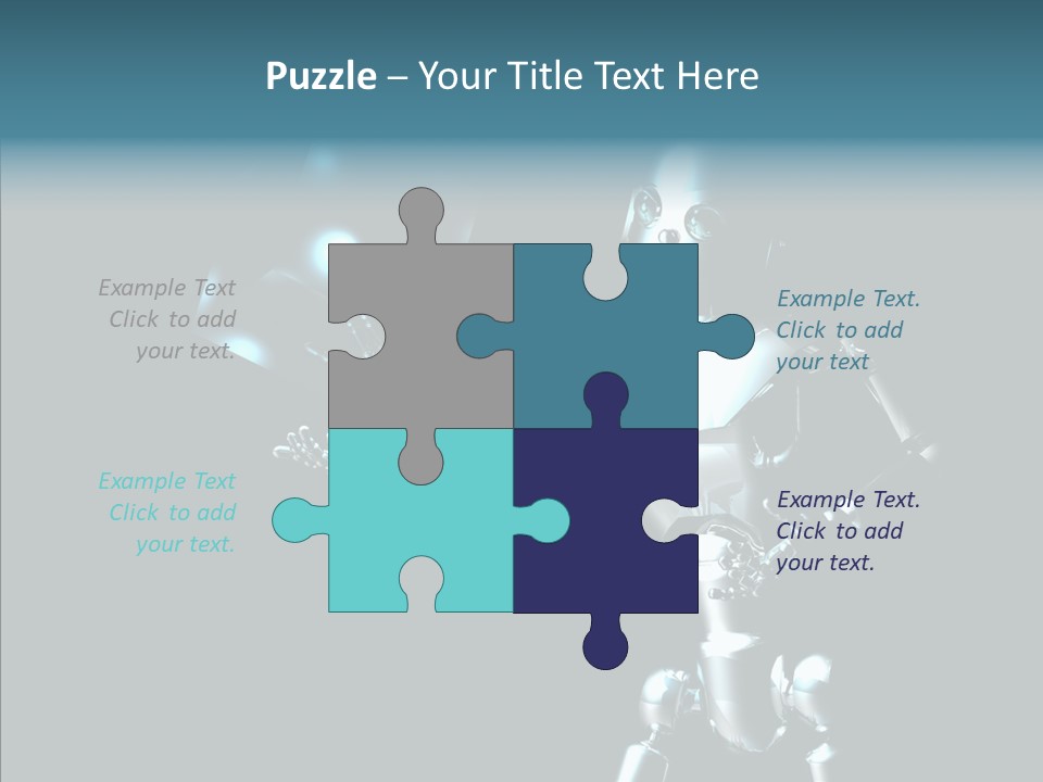 Character Shiny Computer Generated PowerPoint Template