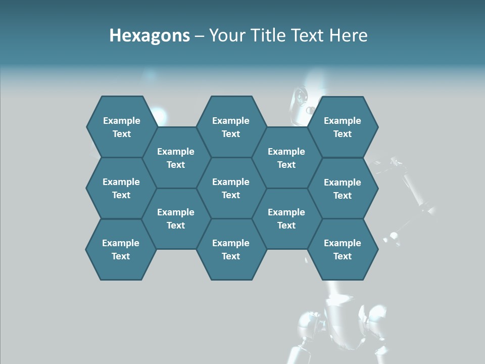 Character Shiny Computer Generated PowerPoint Template