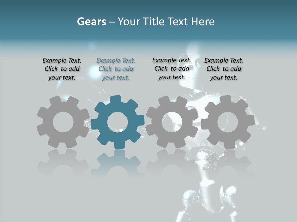 Character Shiny Computer Generated PowerPoint Template