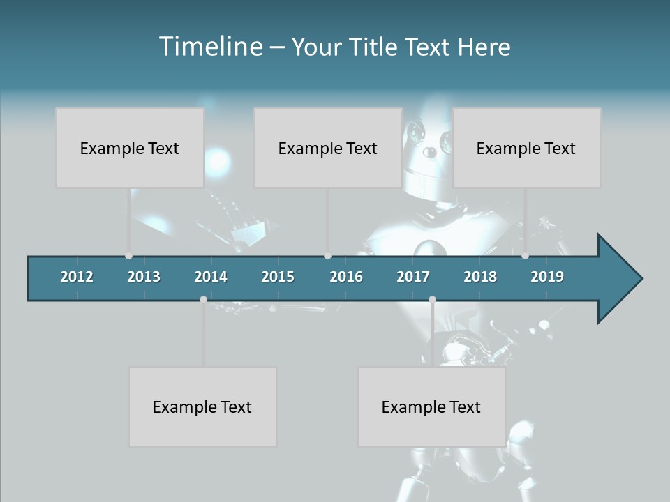 Character Shiny Computer Generated PowerPoint Template