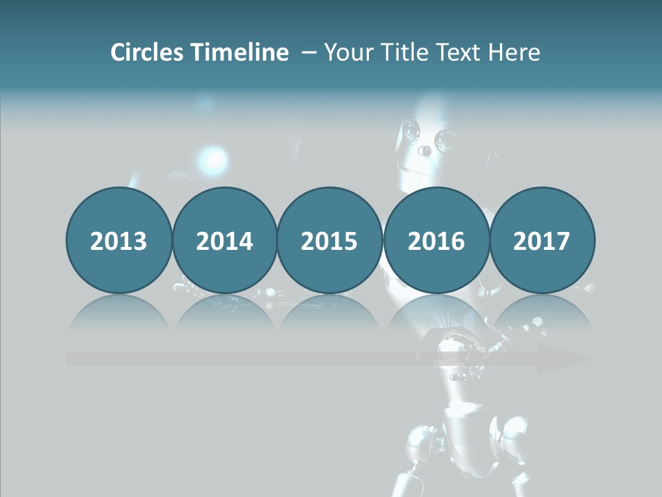 Character Shiny Computer Generated PowerPoint Template