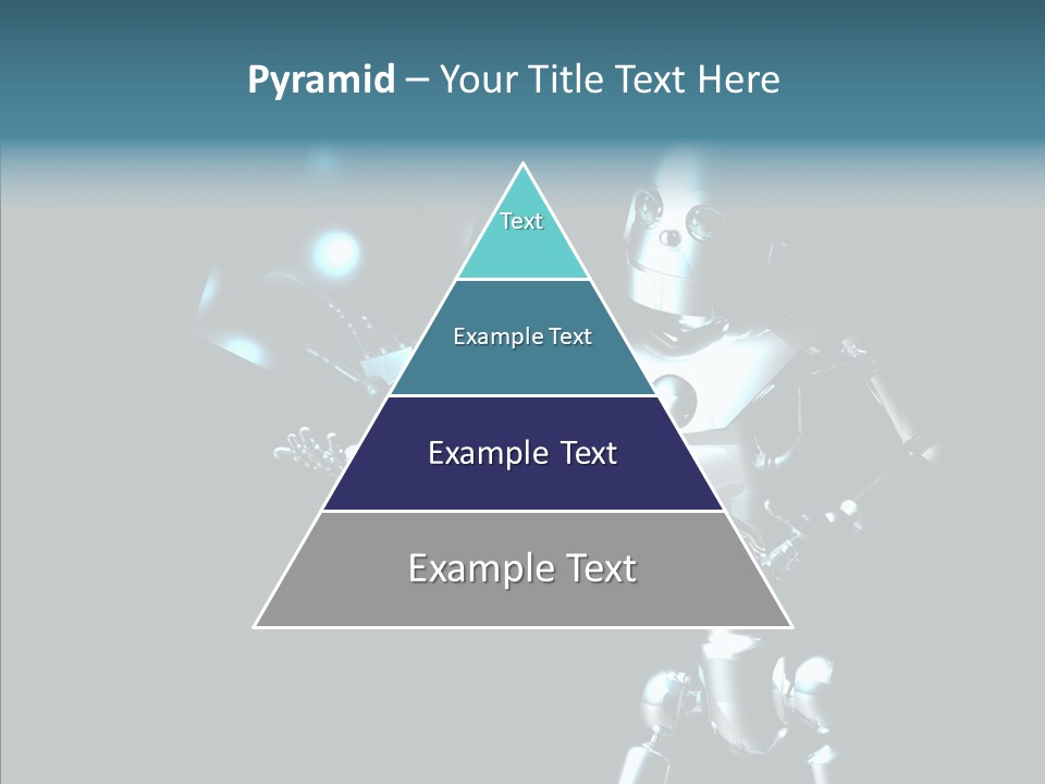 Character Shiny Computer Generated PowerPoint Template