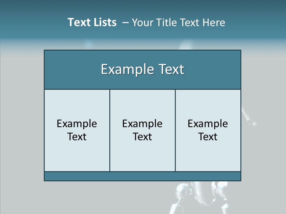 Character Shiny Computer Generated PowerPoint Template
