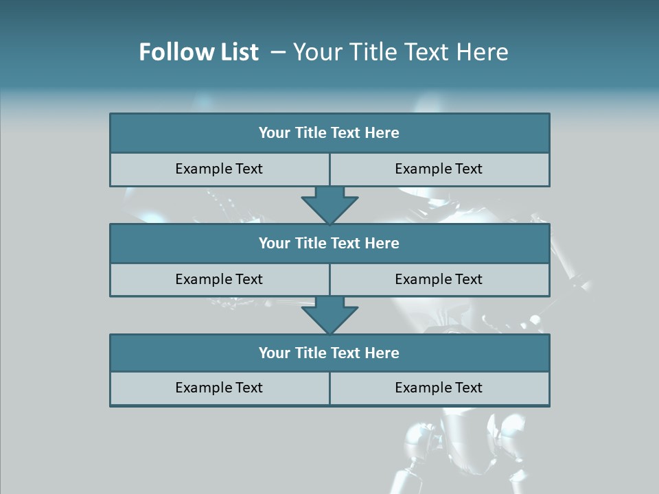 Character Shiny Computer Generated PowerPoint Template
