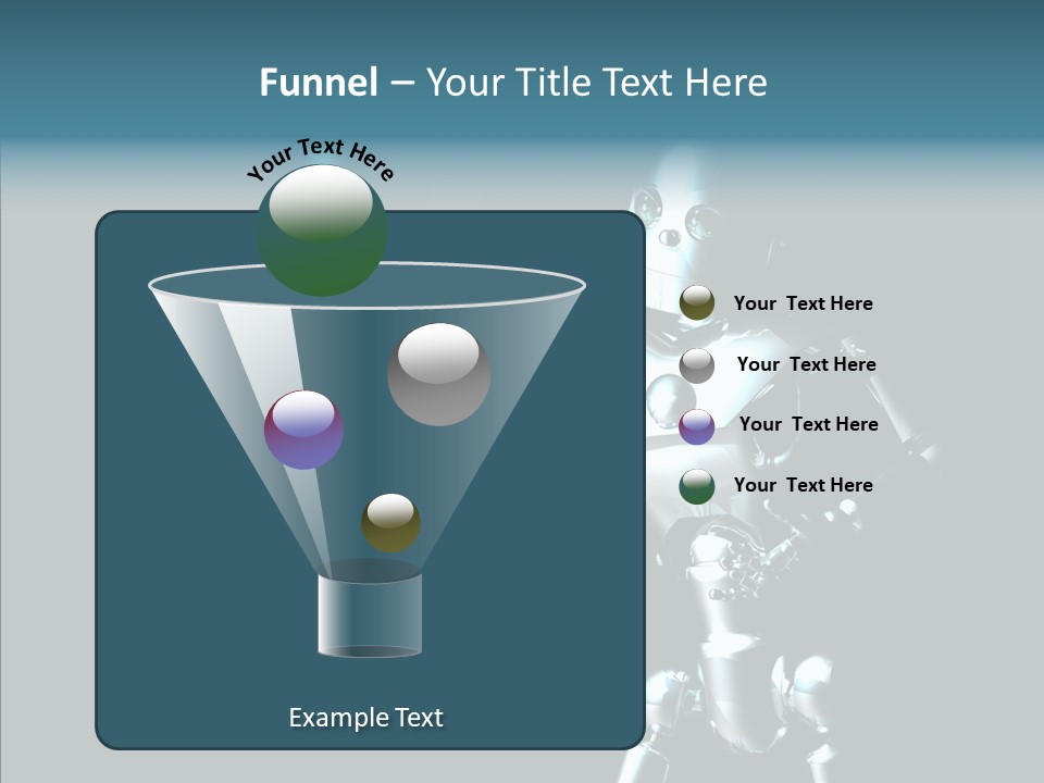 Character Shiny Computer Generated PowerPoint Template