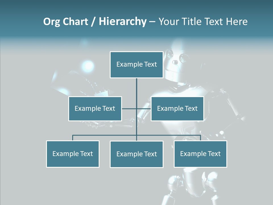 Character Shiny Computer Generated PowerPoint Template
