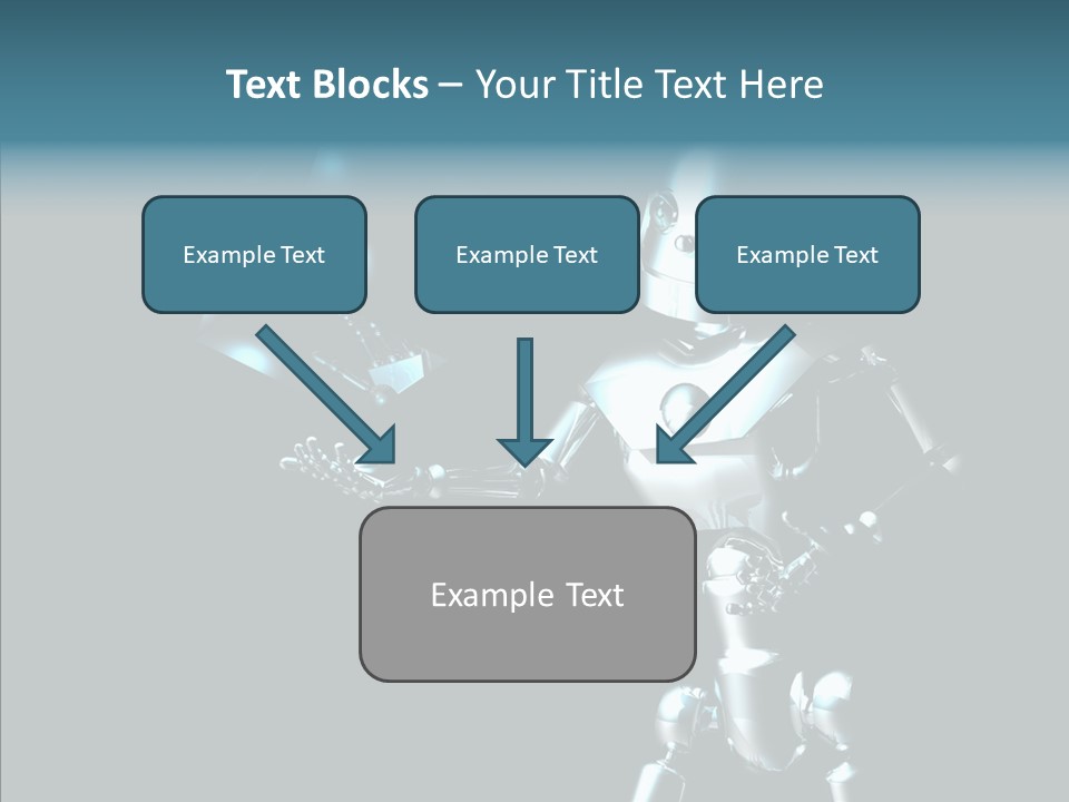 Character Shiny Computer Generated PowerPoint Template