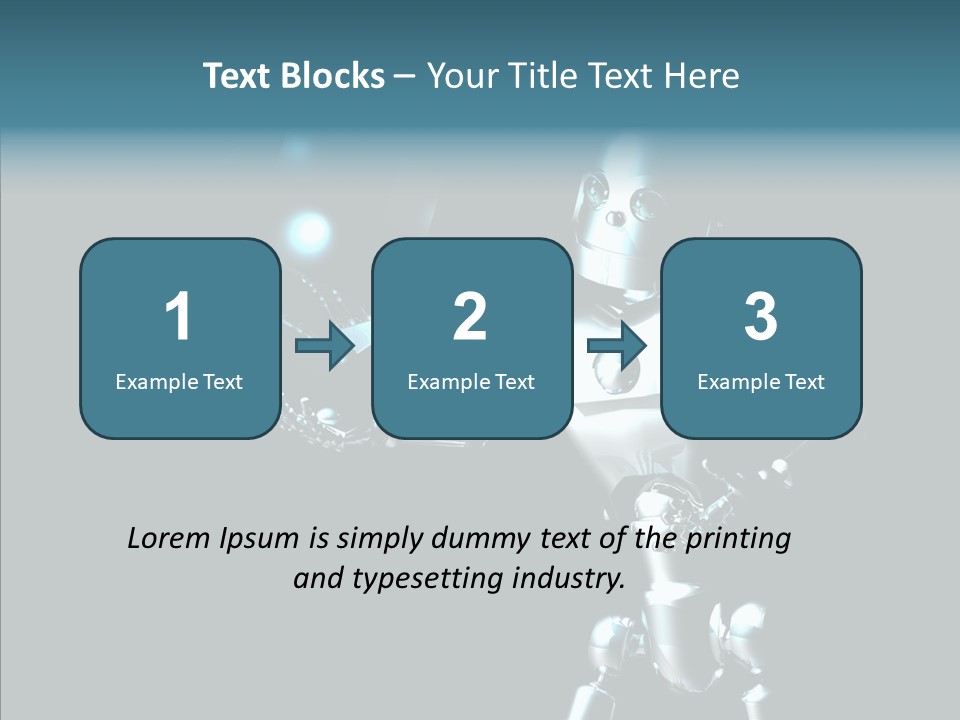 Character Shiny Computer Generated PowerPoint Template