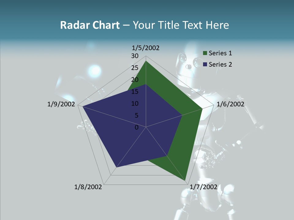 Character Shiny Computer Generated PowerPoint Template