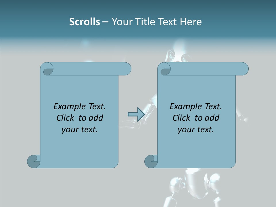 Character Shiny Computer Generated PowerPoint Template
