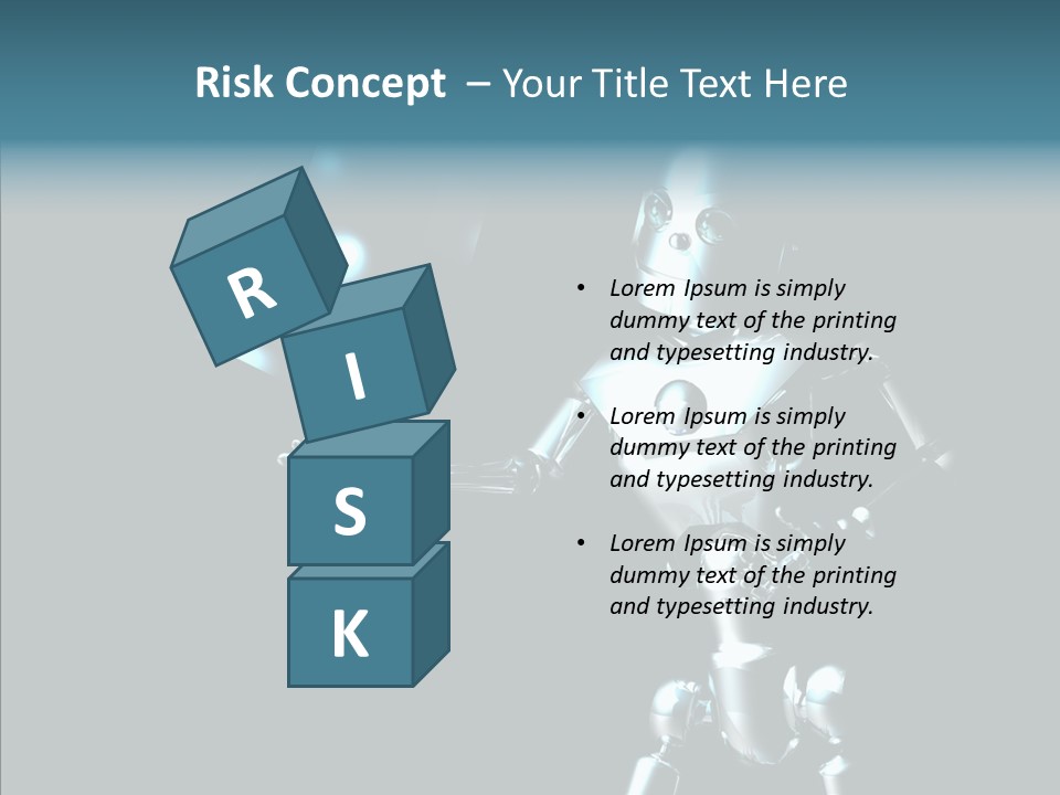 Character Shiny Computer Generated PowerPoint Template