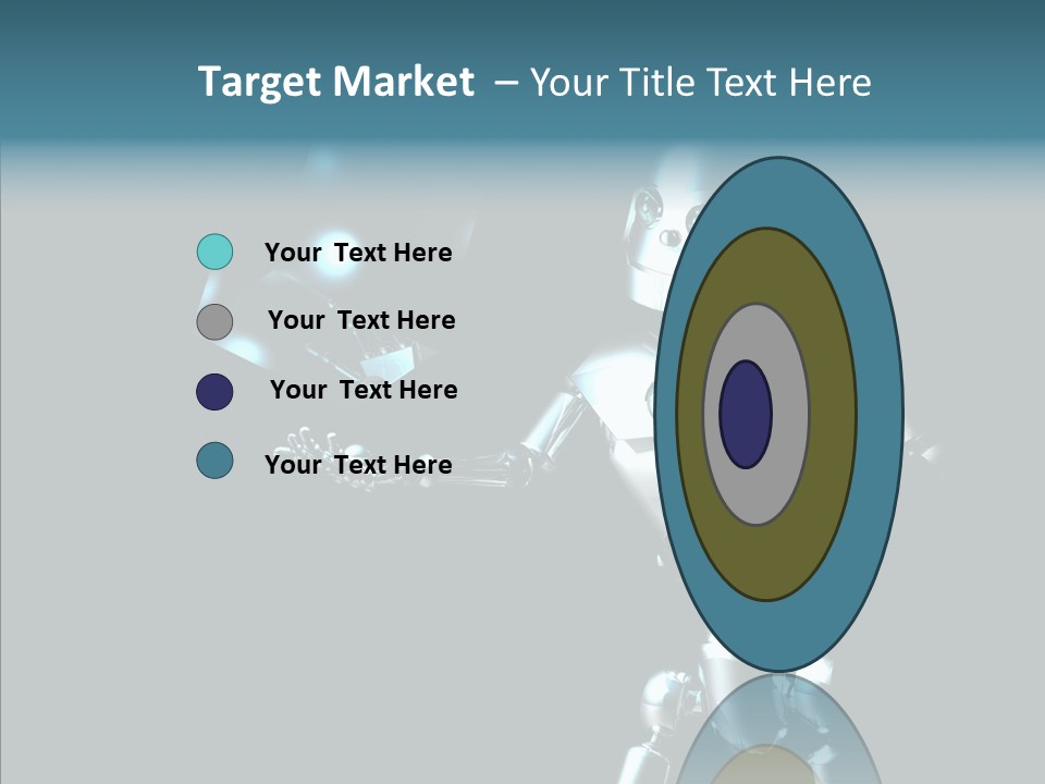 Character Shiny Computer Generated PowerPoint Template