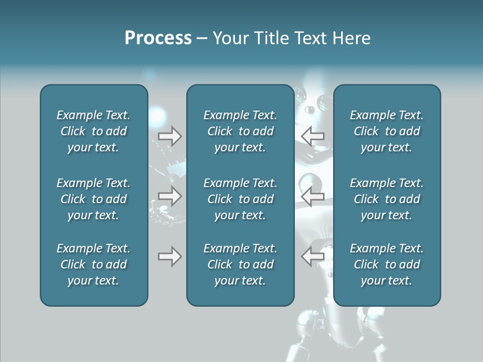 Character Shiny Computer Generated PowerPoint Template