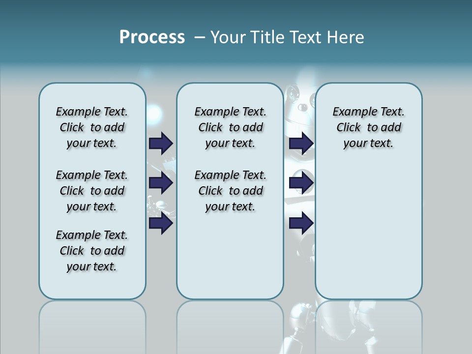 Character Shiny Computer Generated PowerPoint Template