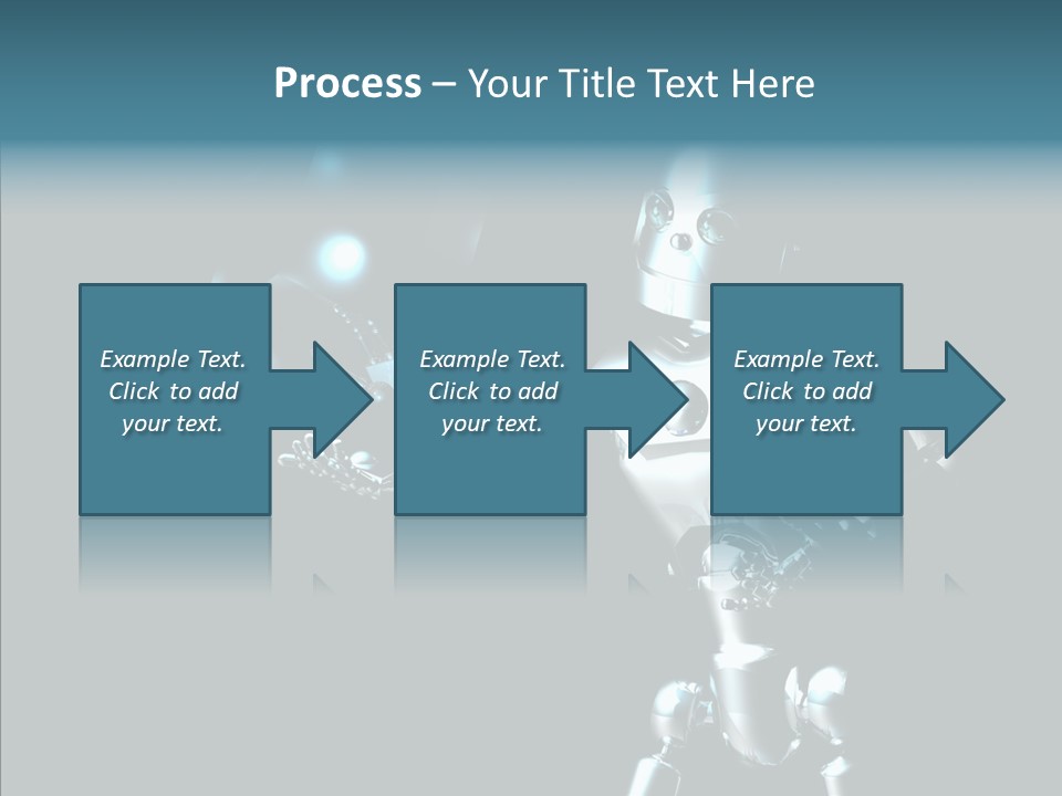 Character Shiny Computer Generated PowerPoint Template