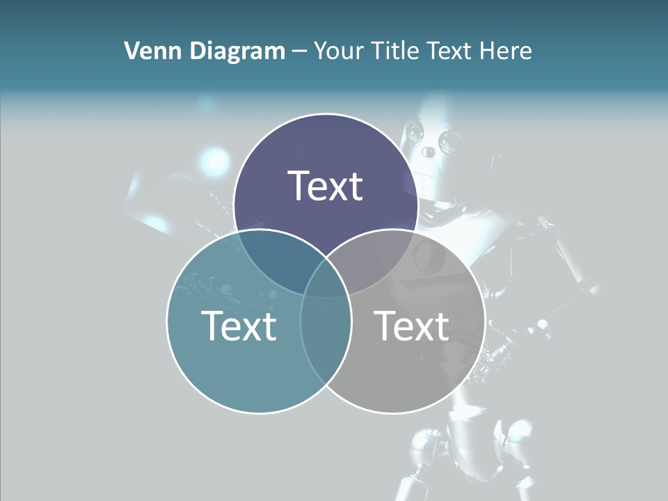 Character Shiny Computer Generated PowerPoint Template