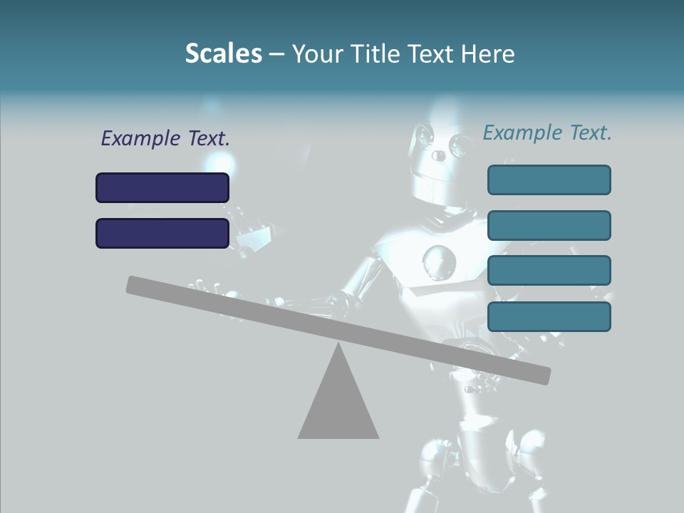Character Shiny Computer Generated PowerPoint Template