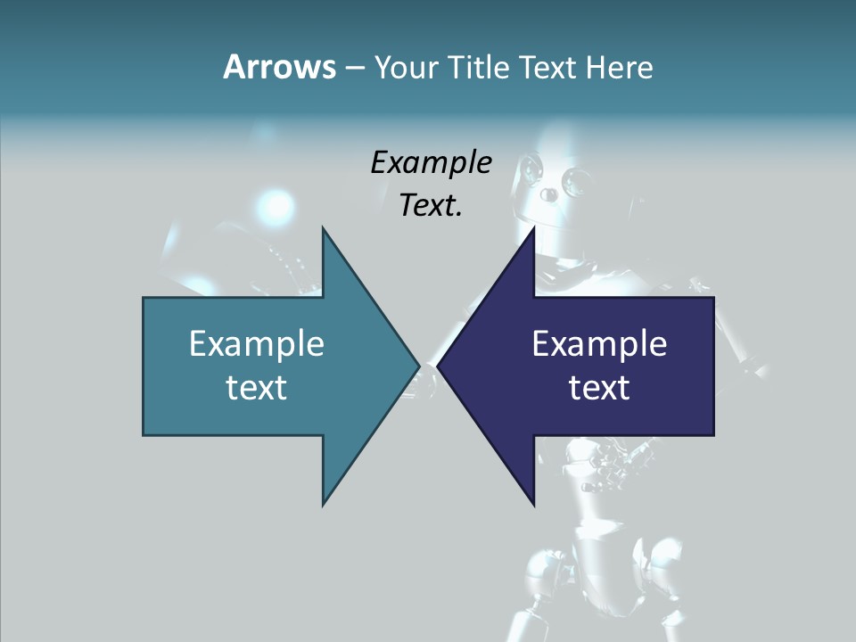 Character Shiny Computer Generated PowerPoint Template