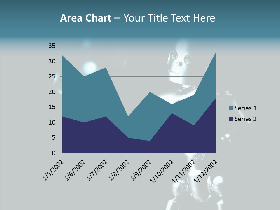 Character Shiny Computer Generated PowerPoint Template
