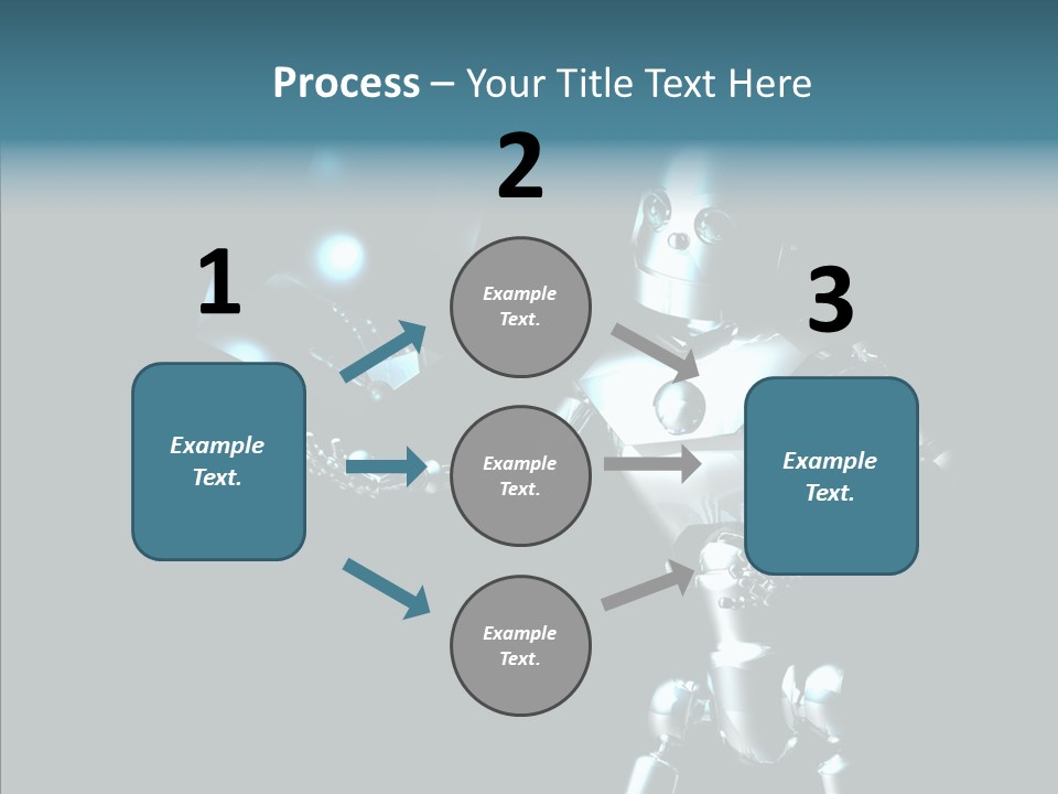 Character Shiny Computer Generated PowerPoint Template