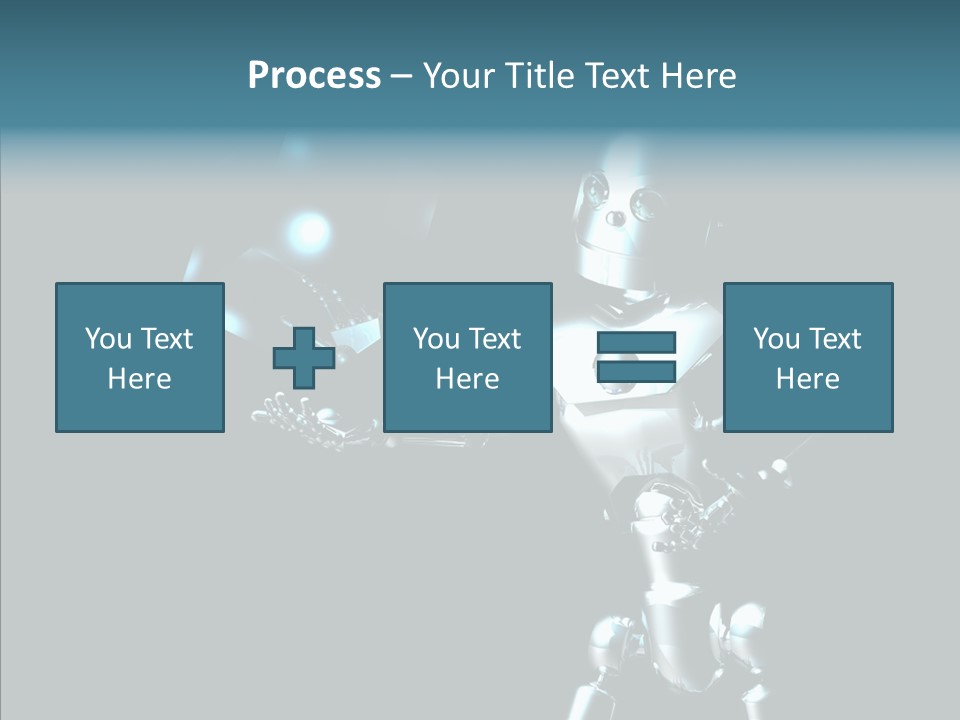 Character Shiny Computer Generated PowerPoint Template