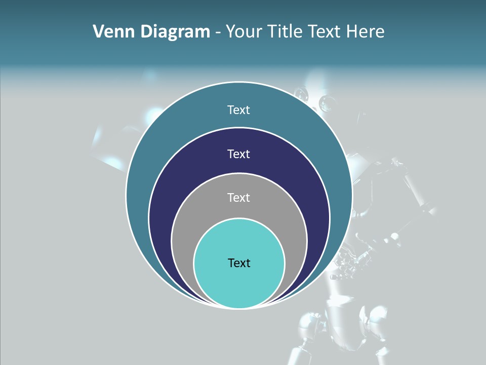 Character Shiny Computer Generated PowerPoint Template