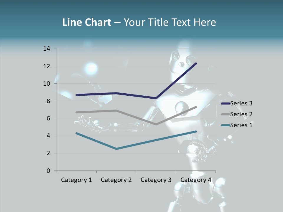 Character Shiny Computer Generated PowerPoint Template