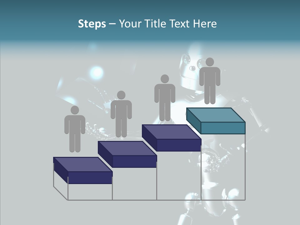 Character Shiny Computer Generated PowerPoint Template