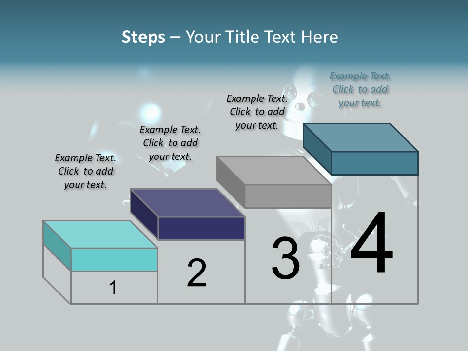 Character Shiny Computer Generated PowerPoint Template