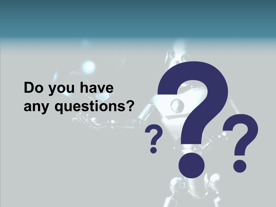 Character Shiny Computer Generated PowerPoint Template