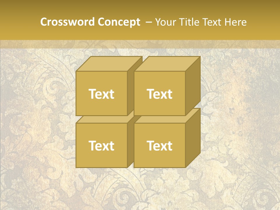 Toon Human Table PowerPoint Template
