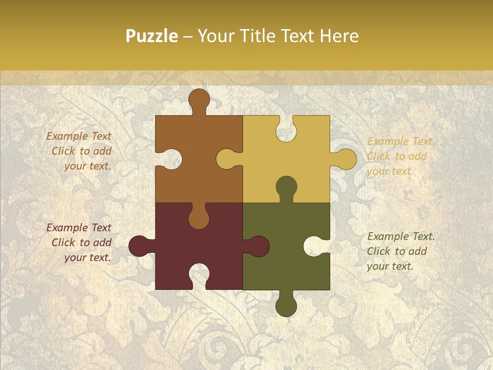 Toon Human Table PowerPoint Template