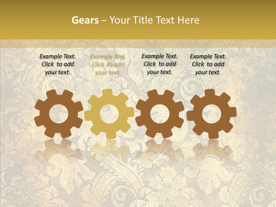 Toon Human Table PowerPoint Template