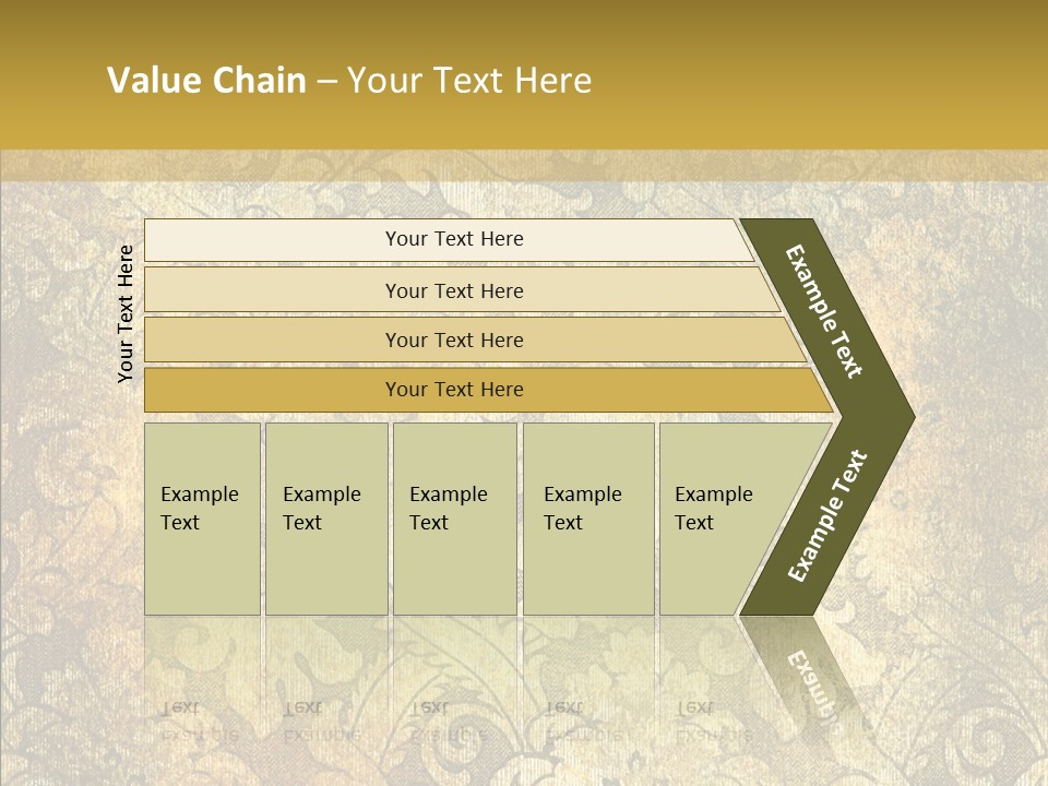 Toon Human Table PowerPoint Template