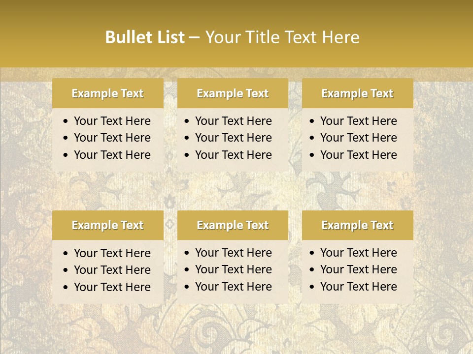 Toon Human Table PowerPoint Template